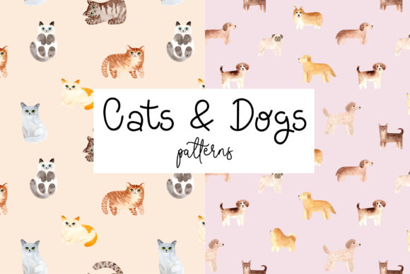 Cats and Dogs Patterns