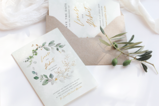 Eucalyptus Wreath Wedding Suite Print Templates