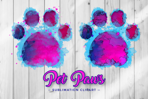 Pet Paws Sublimation Clipart & Crafts