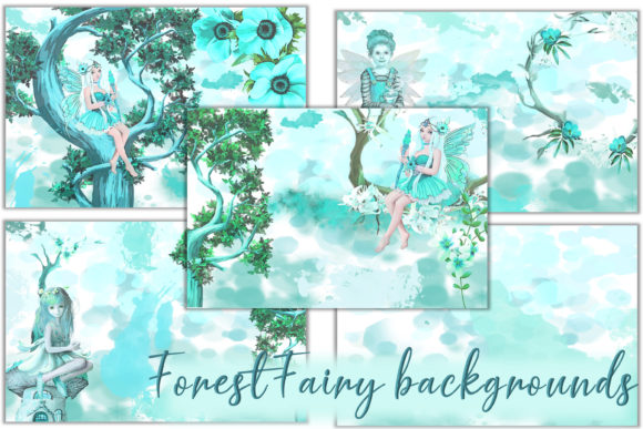 Printable Fairy Backgrounds Clipart