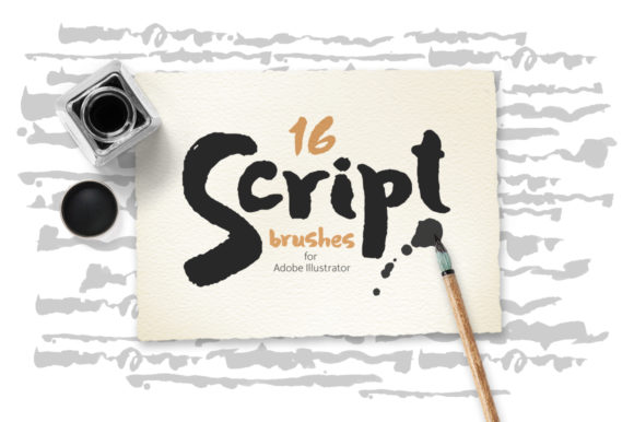 Script Brushes for Illustrator