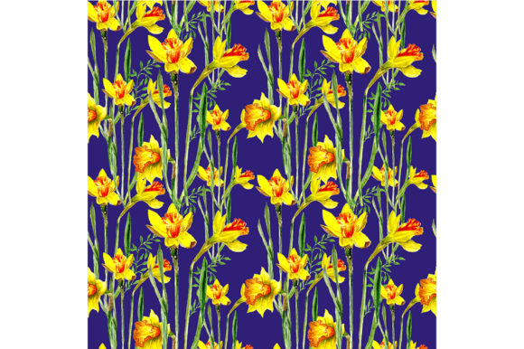 Seamless Spring Pattern and Patterns