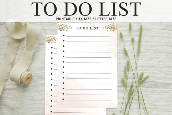 Simple to Do List Printable and Print Templates
