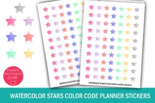 Stars Color Coding Dot Stickers Planner for Crafts
