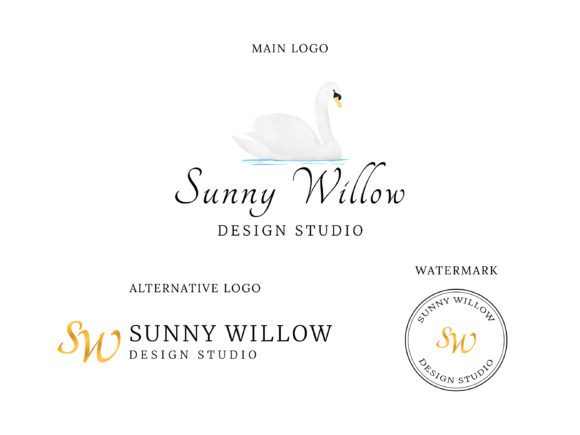 Swan Logo Design, Boutique Logo and Logos